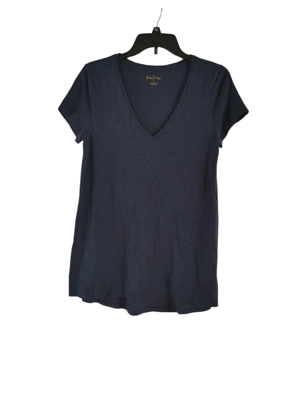 Lilly Pulitzer Deep Navy V-Neck Short Sleeve Tee